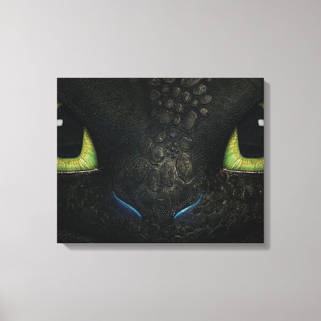 Dragon toothless Premium Wrapped Canvas (Gloss) (Front)