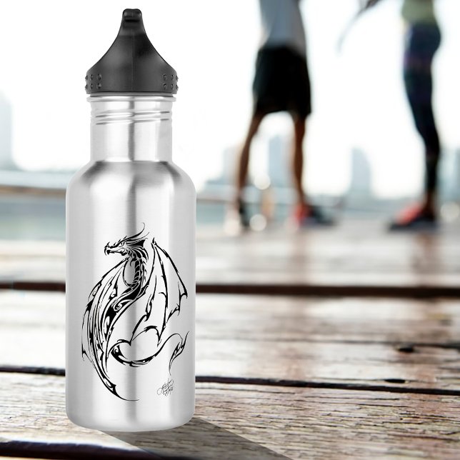 Dragon Tribal 532 Ml Water Bottle (Creator Uploaded)