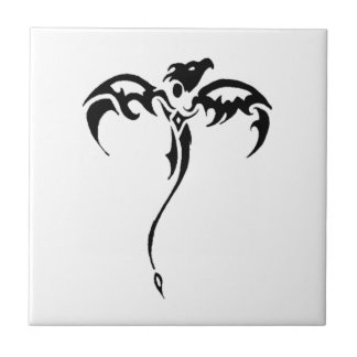 Dragon Tribal Tattoo Tile