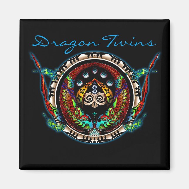 Dragon Twins Magnet (Front)