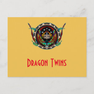 Dragon Twins Postcard