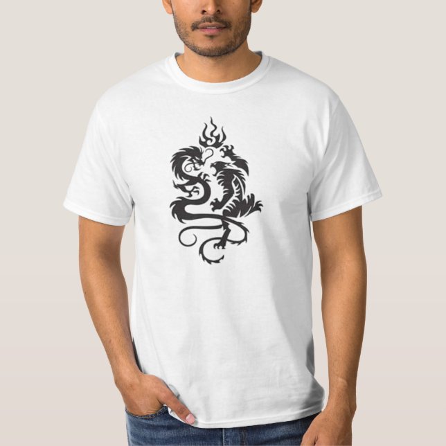dragon v tiger T-Shirt (Front)