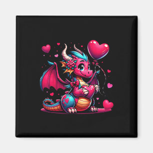 Dragon Valentine Hearts Animal Men Women Kids Magnet
