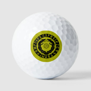 Dragon Viking Rune Protection Golf Balls