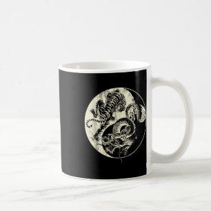 Dragon Vs Tiger Tattoo! Yin And Yang Beast Fight  Coffee Mug