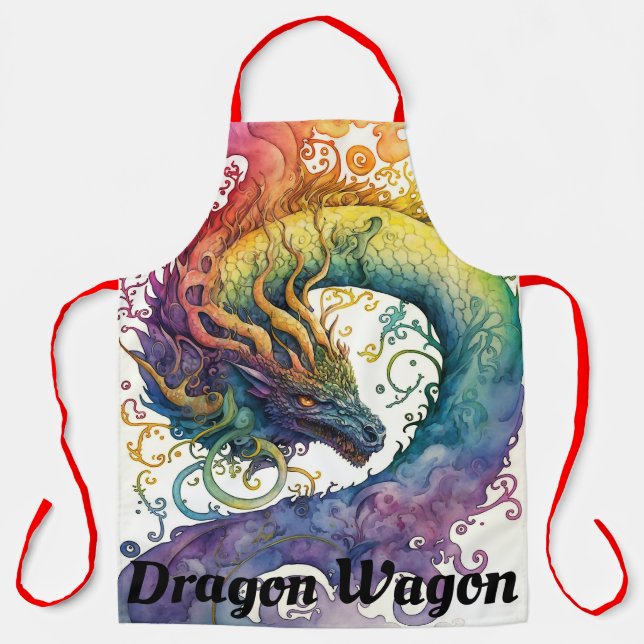 Dragon Wagon Food Cart Apron (Front)