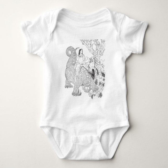 Dragon Walker Baby Bodysuit (Front)