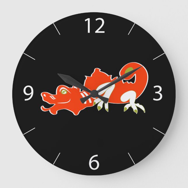 Dragon Wall Clock (Front)