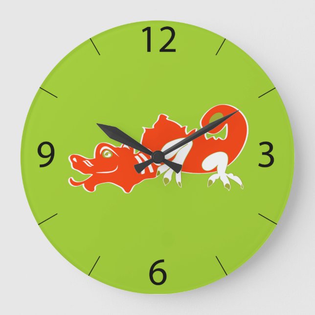 Dragon Wall Clock (Front)