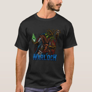 Dragon Warlock D20 Roleplaying Rpg Fantasy Tableto T-Shirt
