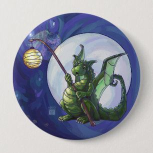 Dragon Watch Art 10 Cm Round Badge