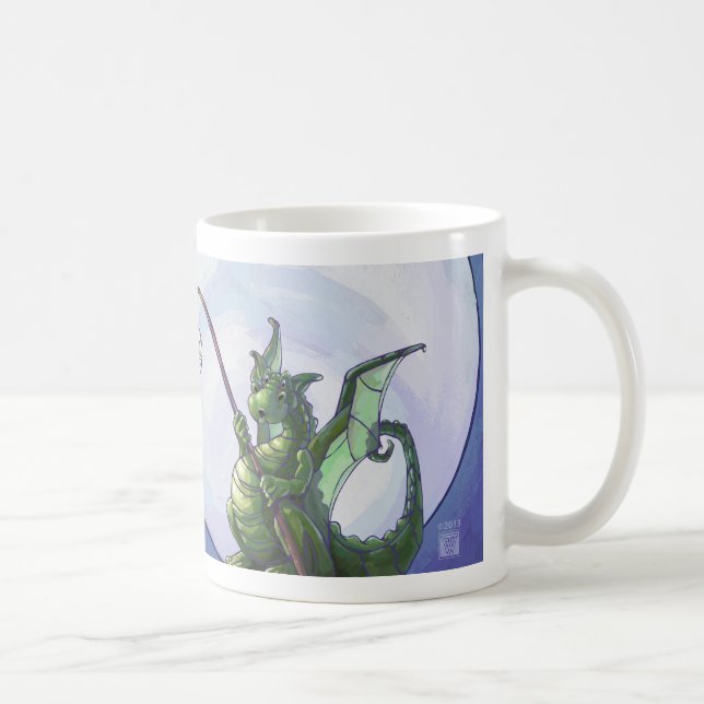 Dragon Watch Art Coffee Mug (Right)