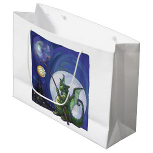 Dragon Watch Art Large Gift Bag