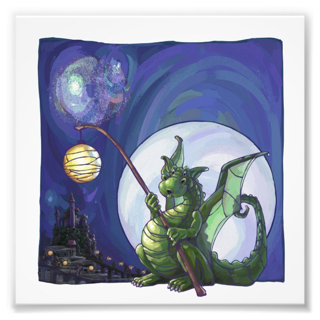 Dragon Watch Art Photo Print (Front)