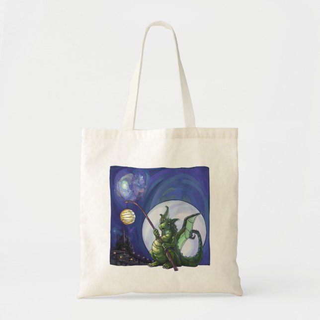 Dragon Watch Art Tote Bag (Front)