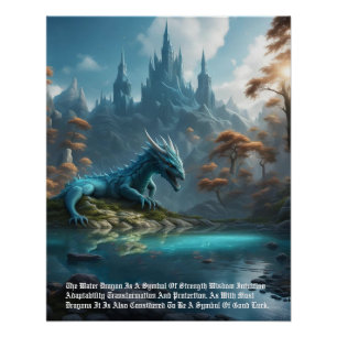 Dragon Water Poster