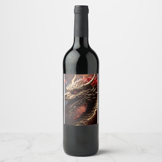 dragon wine label (Front)