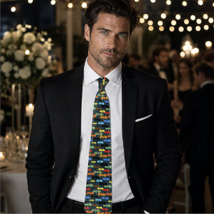 Dragon Wing Blue Flight Fantasy Tie