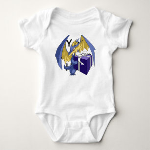 Dragon with a Gift Baby Bodysuit