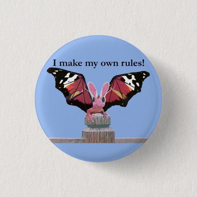 Dragon With Bunny Ears 3 Cm Round Badge (Front)