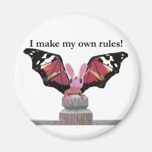 Dragon With Bunny Ears Magnet