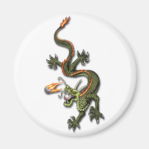dragon with pearl magnet