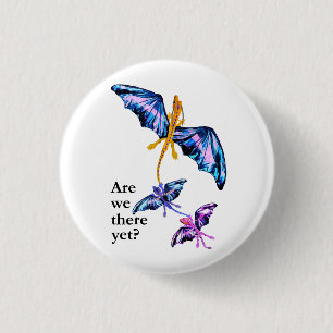 Dragon With Two Kids 3 Cm Round Badge