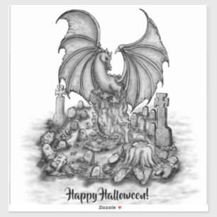 Dragon with Zombie
