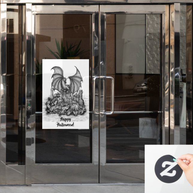 Dragon with Zombie (Office Door)
