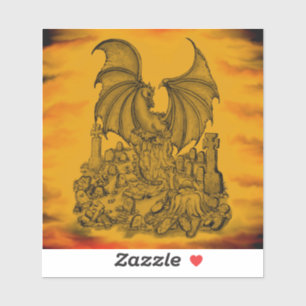 Dragon with Zombie