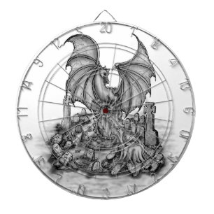 Dragon with Zombie Dartboard
