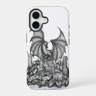 Dragon with Zombie iPhone 16 Case
