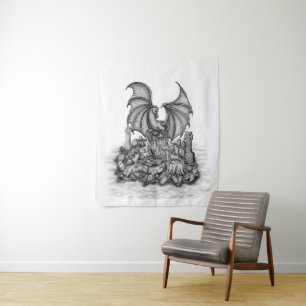 Dragon with Zombie Tapestry