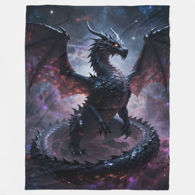 Dragon World – The Realm of Fire and Magic´2 Fleece Blanket (Front)