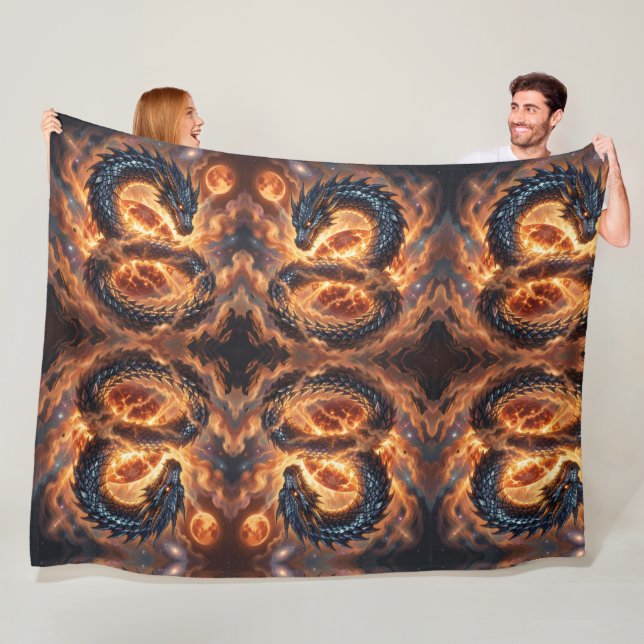 Dragon World – The Realm of Fire and Magic´4 Fleece Blanket (In Situ)