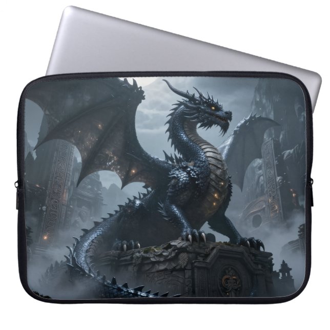 Dragon World – The Realm of Fire and Magic Laptop Sleeve (Front)