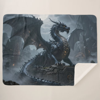 Dragon World – The Realm of Fire and Magic Sherpa Blanket