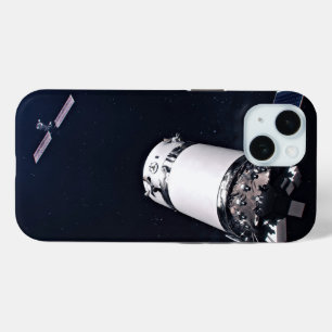 Dragon Xl Spacecraft Approaching A Lunar Gateway. iPhone 15 Case