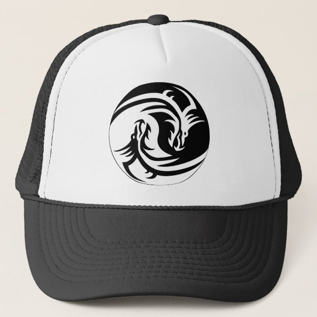 Dragon Yin Yang Hat (Front)