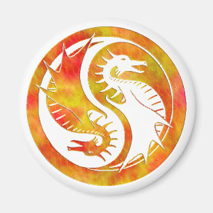 Dragon Yin Yang Magnet