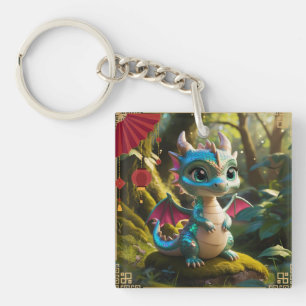 Dragon Zodiac Sign Key Ring