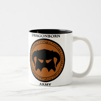 Dragonborn Army Two-Tone Coffee Mug