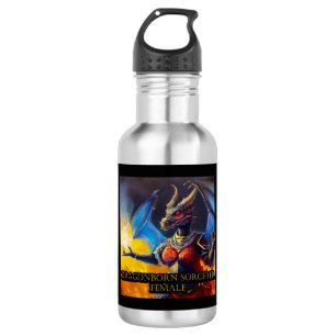 Dragonborn Sorcerer Female 532 Ml Water Bottle