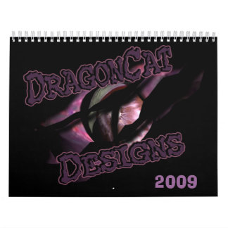 DragonCat Designs 2009 3D Dragons Calendar