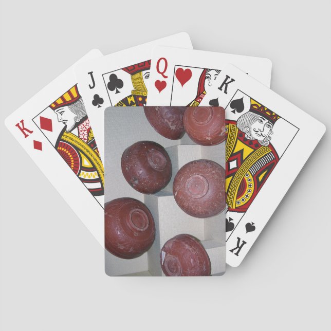 Dragondorff cups, c.150 BC (pottery) Playing Cards (Back)