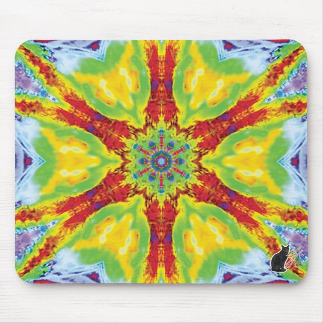 Dragoneye Kaleidoscope Mouse Pad (Front)