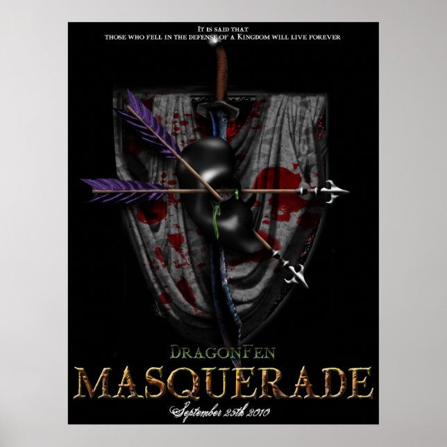 DragonFen Masquerade Poster (Front)