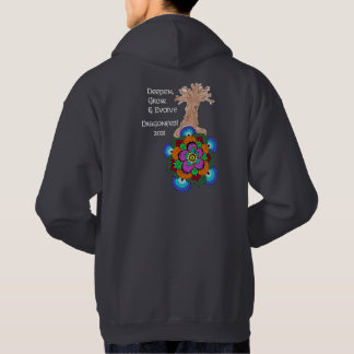 Dragonfest 2021 Deepen Grow & Evolve - Dark hoodie