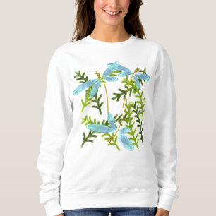 Dragonflies Abstract Art to Wear Sweatshirt