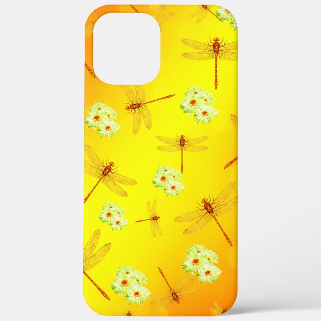 Dragonflies And Daisies, Case-Mate iPhone Case (Back)